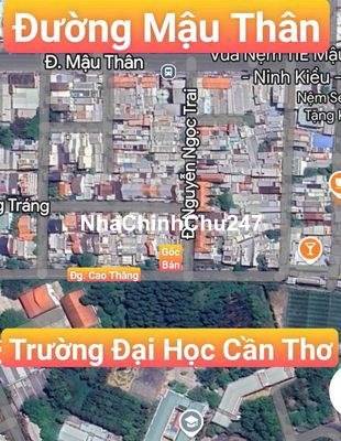 Bán nền góc 2 MT lộ ô đường Cao Thắng . Giá chỉ 7,5 tỷ