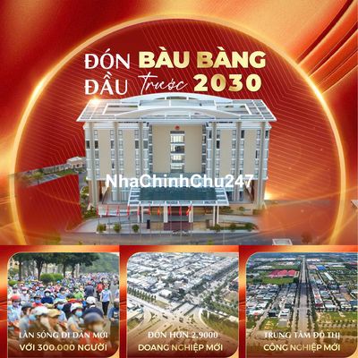 Đất Nền Bình Dương 150m2 Có Nhà Ở 45m2 Phố Thương Mại Bàu Bàng SHR