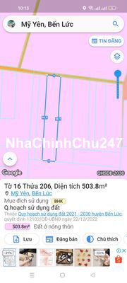 Bán 500M đất cách QL1A 150m giáp Tp hcm