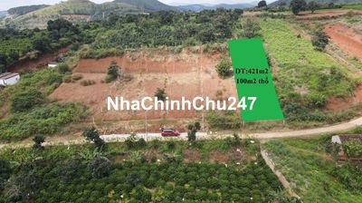 420M2 đất ven Đà Lạt chỉ 868triệu, sẵn 100m2 thổ cư, đường betong lớn