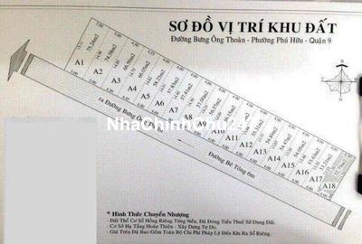 cần bán lô đất bưng ông thoang phú hữu q9