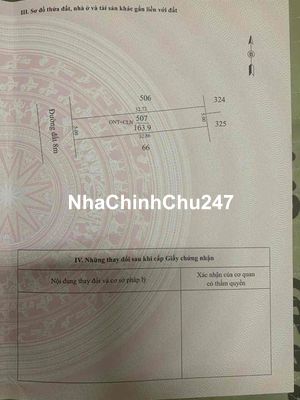 Bán lô đất đường 8m, cách Toà thánh 1.5km, khu dân cư đông đúc