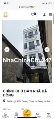 CHÍNH CHỦ BÁN NHÀ