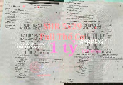 Kẹt tiền bán lỗ lô đất thổ cư 5x29, sổ đẹp giáp đường