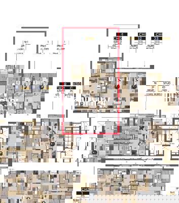 CẦN THANH LÝ GẤP – CĂN GÓC 2PN+ (CÓ THỂ LÀM 3PN) - TẦNG CAO – VIEW THO