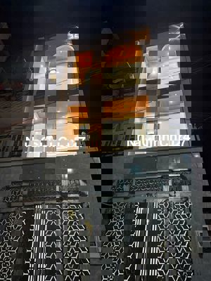 Ngay Quốc Lộ 1A, SHR, HC đầy đủ. 3 lầu 70m2 4*18m, xe hơi thoải mái