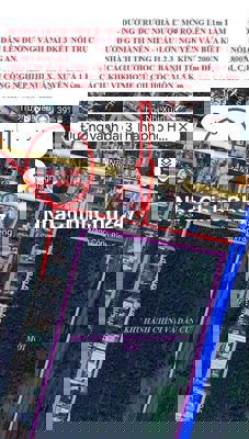 Nhà phố: Đ.Vành Đai 3,Cầu Lớn, X.XTT,Hóc Môn, Tp.HCM. DT: 17x50 (778m)