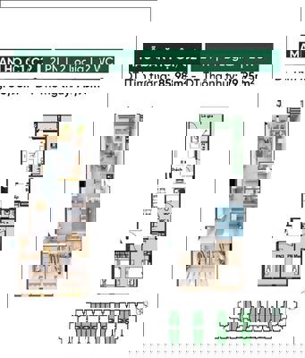 Bán căn 85m2 2Pn 2Wc Tầng Cao View Đẹp, CC Conic Boulevard, Bình Chánh