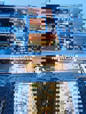 Bán nhà mới 4,5 tầng hẻm 5m Phan Huy ích p12 giá 7.58 tỷ TL