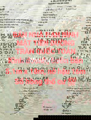 BÁN NHÀ ĐẤT AN BÌNH MẶT TIỀN ĐƯỜNG TRẦN QUỐC TOẢN BUÔN BÁN, SỔ THỔ CƯ