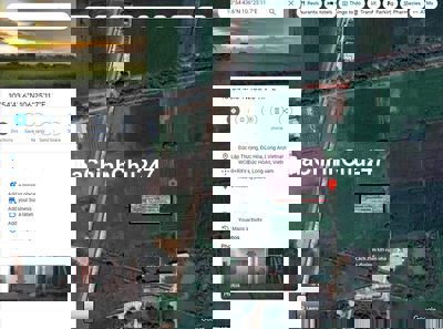 Chính chủ bán 1074 m2 đất LUA gần KĐT Hậu Nghĩa, Đức Hòa, Long An