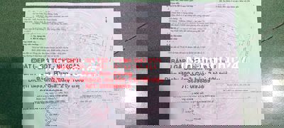 CHÍNH CHỦ CẦN BÁN GẤP LÔ  ĐẤT Trừ Văn Thố, Bàu Bàng, Bình Dương