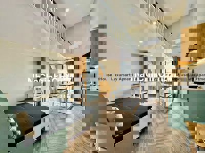 Căn Hộ Gác Ban Công, Full Nội Thất - Gần Khu K300, Hoàng Hoa Thám