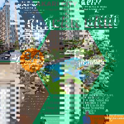 Chính Chủ Gửi Bán Akari City - 2PN2WC - Giá 3,4 tỷ - SHR - Nội Khu