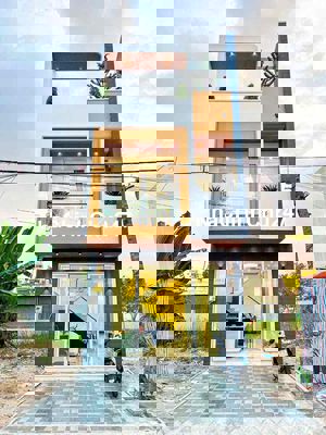 NHÀ TRỆT LẦU MỚI ĐẸP ĐƯỜNG D4 KDC HỒNG LOAN GIÁ *** KHU