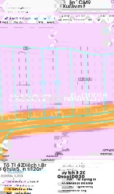 Bán lô đất thổ cư diện tích 5x24 =120m2 nở hậu