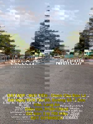 Chính Chủ Bán Lô Đất Ngay KCN Tân Đô, Đường Số 7, Đức Hòa, Long An