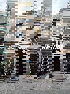 Nhà mặt tiền cạnh chung cư bàu cát, P10, 4.1x15m, 5 tầng, 12.5 tỷ TL