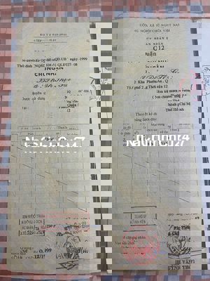 Bán đất nông nghiệp hẻm 419 lê thị riêng giấy tay chính chủ