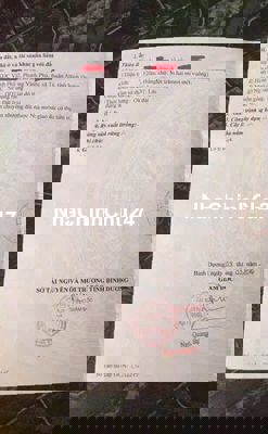 Chủ Cần Tiền Nên Bán Gấp Lô Đất Vĩnh Phú, Thuận An,120m2,SHR, 1TY250TR