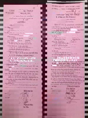 Bán đất hẻm 160 Tầm Vu