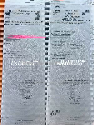 Bán đất Gò Vấp 7,5x11m hẻm 5m giá 4,6 ty