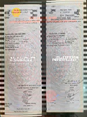 🟢Chủ gửi  - Bán lô đất đẹp ngay UB phường Thạnh Xuân TX24 , Lô số 4 -