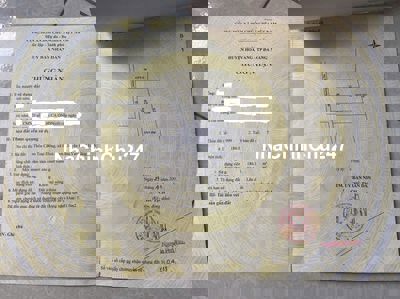 Đất thổ cư diện tích 170 mét vuông, gần UBND Huyện Hoà Vang