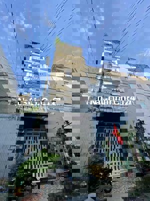 NHÀ TÊN LỬA 4 TẤM - 2 MẶT TIỀN ĐƯỜNG XE TẢI THÔNG - KHÔNG LỘ GIỚI