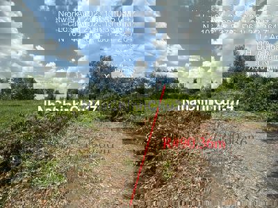 Bán 2356m2 đất có 3 mặt tiền đường Bờ Kênh ở Hữu Thạnh, Đưc Hòa, LA