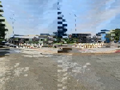 Lô góc 2 mặt tiền KDC Hố Lang, gần ngã tư Liên Huyện, xây tự do, 2317