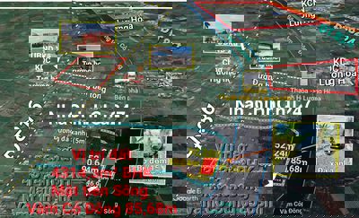 Siệu Phẩm 1000mv vườn có sẵn 200mv thổ cư mặt tiền Sông Vàm Cỏ Đông