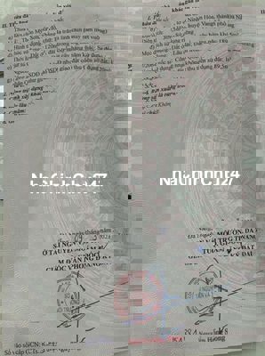 Bán đất mặt tiền đường nhựa 7.5m gần chợ hòa ninh 309m2 có 120m2 đất ở