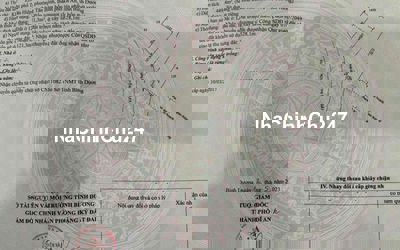 ĐẤT GÓC 2 MẶT TIỀN ĐƯỜNG NGUYỄN THỊ TƯƠI DT 460 M GẦN KHU HỐ LANG