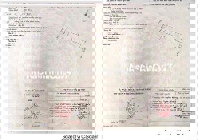 Chính chủ Bán lô đất 265 Trần Nhân Tông, Sơn Trà