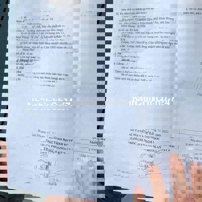 bán lô đất 7.5 x 10 thổ cư gần full sát chợ Đông hoà . dĩ an