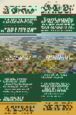 Nền 500m2 ngang lớn phủ hồng, lên ngay thổ cư tiện phân lô, giá 250tr