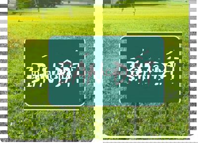 Bán đất mặt tiền đường QL 80B.