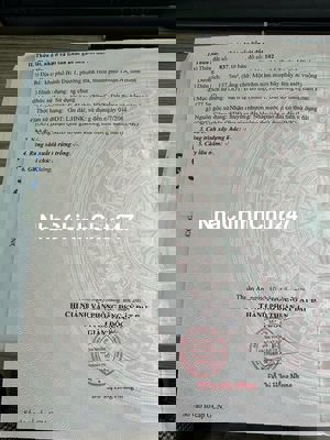 Chính chủ bán đất sau lưng trường tiểu học Bình Hòa, TP. Thuận An