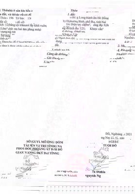 Ban dat tho cu chinh chu