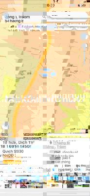 Hiếm 1150m2 sẳn 150m2 Xã sông thao,Mặt tiền đường nhựa