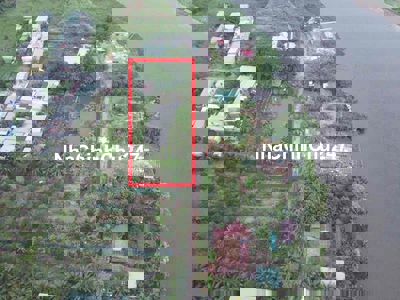 Bán Khuôn viên nhà vườn mặt tiền sông rạch tra
