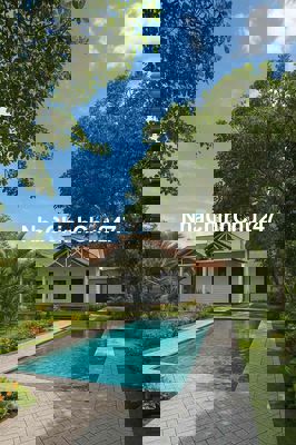 Nhà vườn đẹp như hình. Chủ ngợp