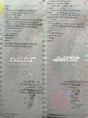 🔔🔔ền Nằm Trên Trục Chính Tuyến Đường Bến Phà Thới An, Ô Môn, Lộ Nhựa4m