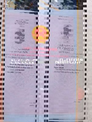 Đât trinh chũ cân ban ngang 5m dai 55m thô cư60,m