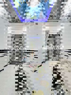 Nhà Gò Vấp 3 tầng 4 phòng ngủ giá 5 tỷ 99 hẻm rộng rãi Đường số 2 P16