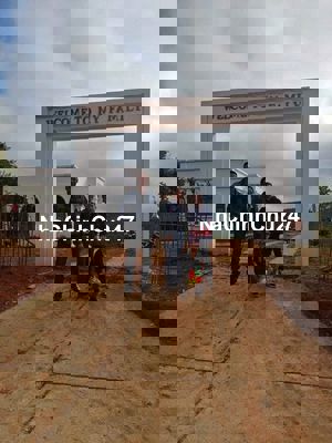 bán đất đã có nhà điện nước, 150m mặt tiền đường 7m xe nam bắc sài gòn