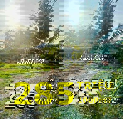 Tín đồ lập vườn, 1000m2 giá chỉ 285tr (20x50)