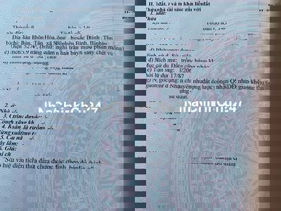 Bán 5.2 sào đất gần trường Tiểu học Sông Bình chỉ 1.25 tỷ