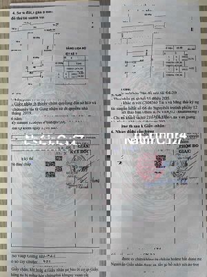 Đất full thổ cư 4x15 shr,hẻm thông ôtô gần chợ Cây Sộp NVQ TrườngChinh